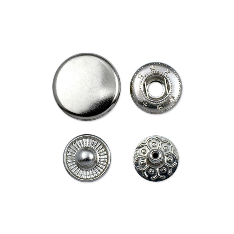 24L Spring Snap Fastener Stylish Studs for Garment Embellishment Add