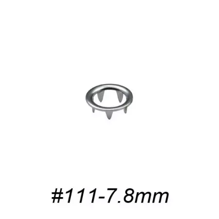 Open Prong Ring for Ring Snap Fastener