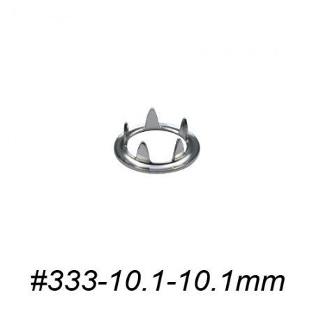 Open Prong Ring for Ring Snap Fastener