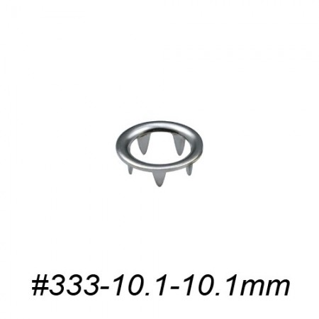 Open Prong Ring for Ring Snap Fastener