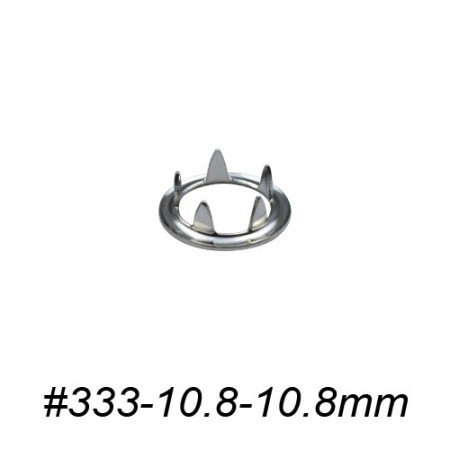 Open Prong Ring for Ring Snap Fastener