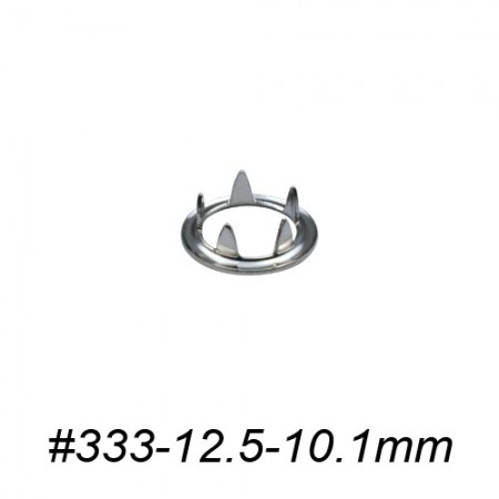 Open Prong Ring for Ring Snap Fastener