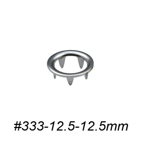 Open Prong Ring for Ring Snap Fastener