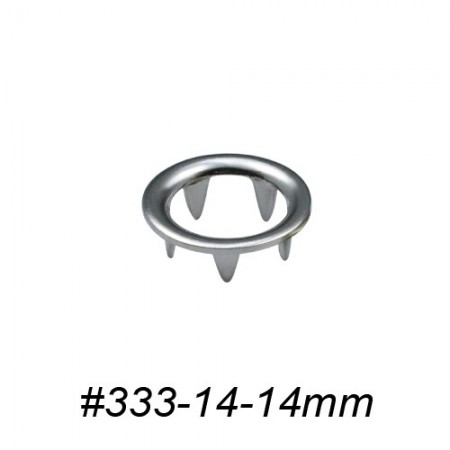 Open Prong Ring for Ring Snap Fastener