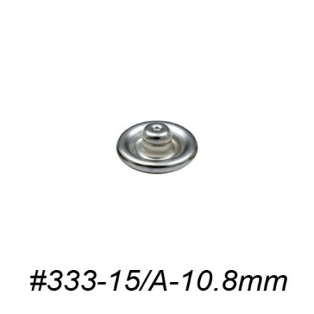 Prego para fixação de botão de pressão com ponta coberta