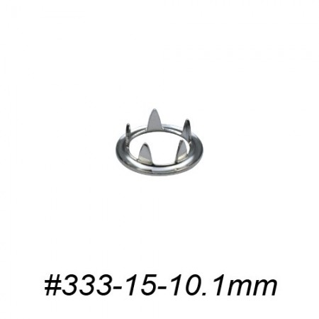 Open Prong Ring for Ring Snap Fastener