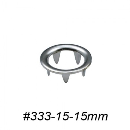 Open Prong Ring for Ring Snap Fastener