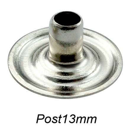 Bouton pression métal à emboutir 15 mm