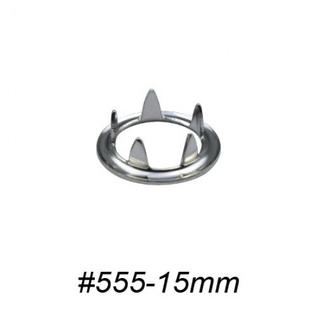 Open Prong Ring for Ring Snap Fastener