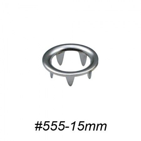 Open Prong Ring for Ring Snap Fastener
