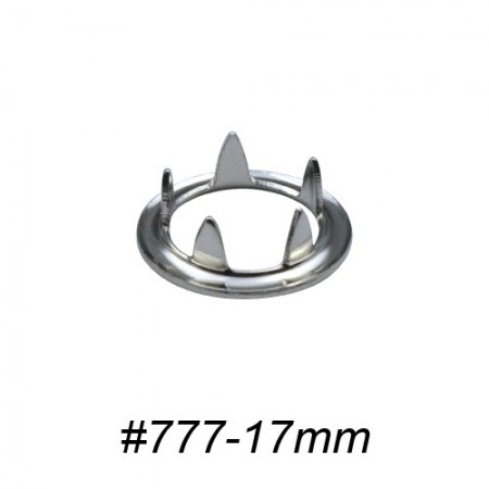 Open Prong Ring for Ring Snap Fastener