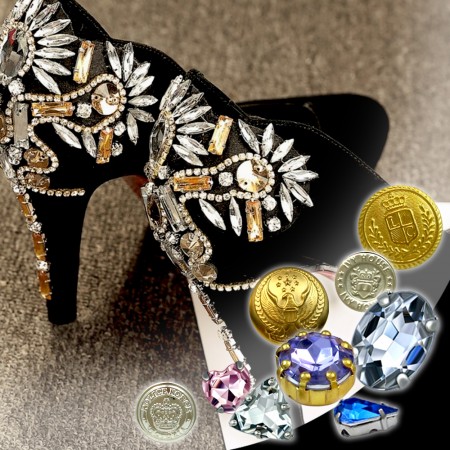 Various Sew on Buttons in different material