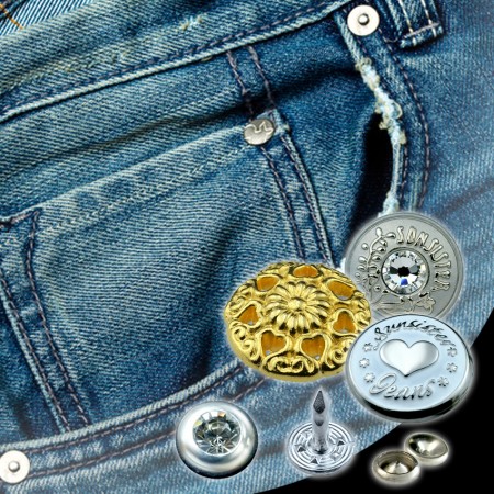 Maßgeschneiderte Nietenknöpfe