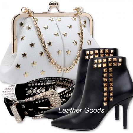 皮革製品 - Metal accessories for leather goods such as bags, shoes and belts