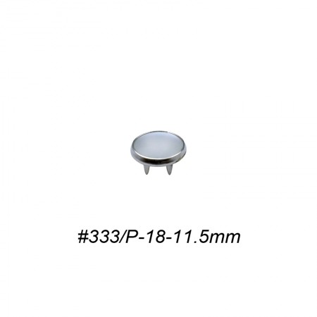 Capped for Pearl Snap Fastener