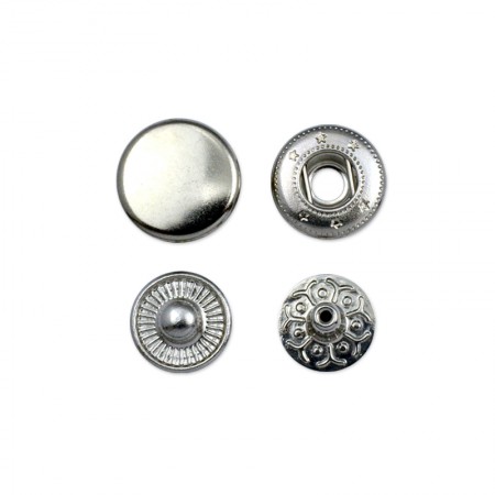 12.5mm Spring Snap Fastener  Stylish Studs for Garment