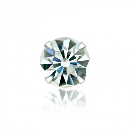 Rhinestone Chaton rotondo in vetro SS38 con montatura in metallo da cucire