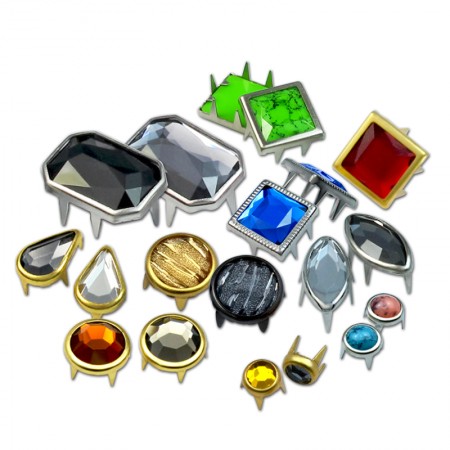 Rhinestone in Rim Settings - rhinestone in prong setting