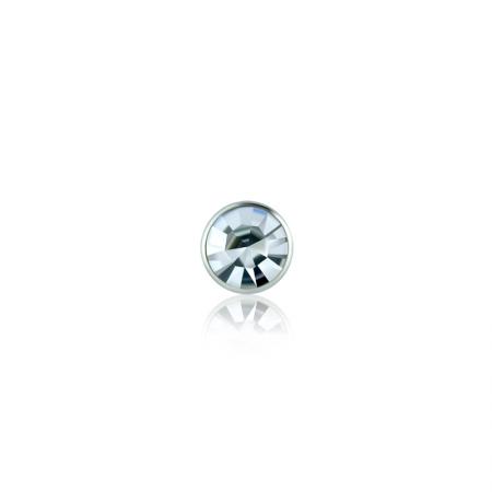 4.8mm Round Rhinestone Rivet With Cap (close end)