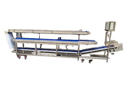 Three-Tier Work Conveyor Belt (Food Processing Plant) - Three-Tier Work Conveyor Belt