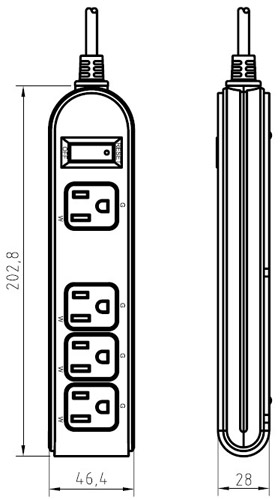Cavo di Alimentazione di Taiwan