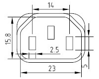 Cable de alimentación de EE. UU.
