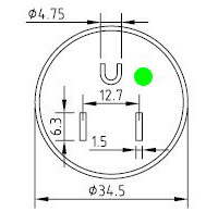 Cable de alimentación de EE. UU.