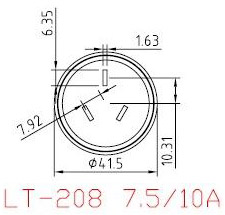 Cavo di alimentazione australiano