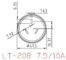 Cable de alimentación de Australia