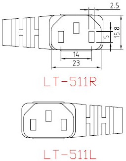 Cable de alimentación de EE. UU. - AC-CM511RL