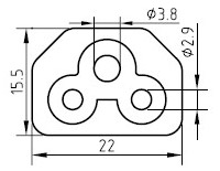 Cavo di Alimentazione di Taiwan