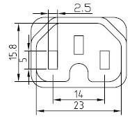 Cable de Alimentación de Taiwán