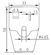 Cable de Alimentación de Taiwán