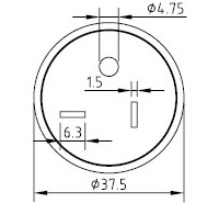 Cavo di alimentazione USA - AC-CM252