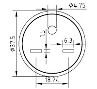 Cabo de Alimentação dos EUA