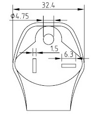 Cabo de Alimentação dos EUA