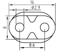 USA Power Cord - AC-CM503B