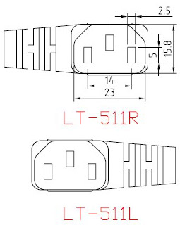 كابل طاقة أوروبي - AC-CM511RL