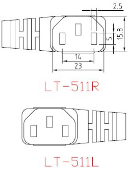 電源線插頭 - AC-CM511RL
