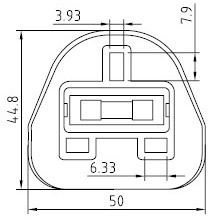 Kabel Daya Inggris - AC-CM318