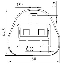 สายไฟอังกฤษ - AC-CM318