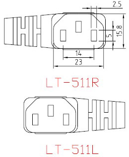 電源線插頭 - AC-CM511RL