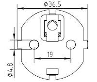 Cable de Alimentación de Rusia