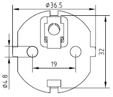 Cable de alimentación de Corea