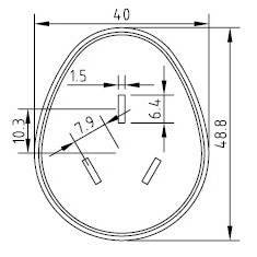Cable de alimentación de China