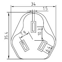 Cable de alimentación de China - AC-CM402B