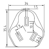 Cable de alimentación de China - AC-CM402B