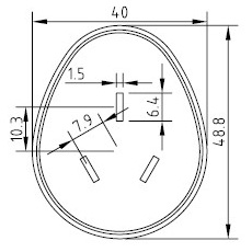 Cable de alimentación de China - AC-CM402