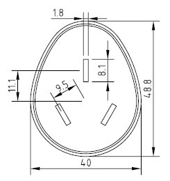 Cable de alimentación de China