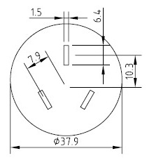 Cable de alimentación de China
